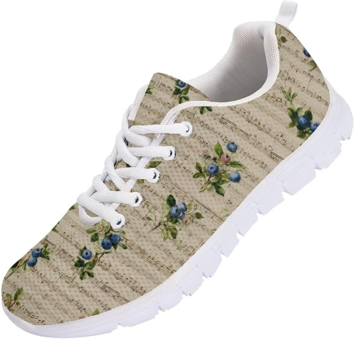 

Мужские кроссовки Funnydude Funny Print для тенниса, спортивные, удобные, дышащие, с сетчатым верхом, черничный