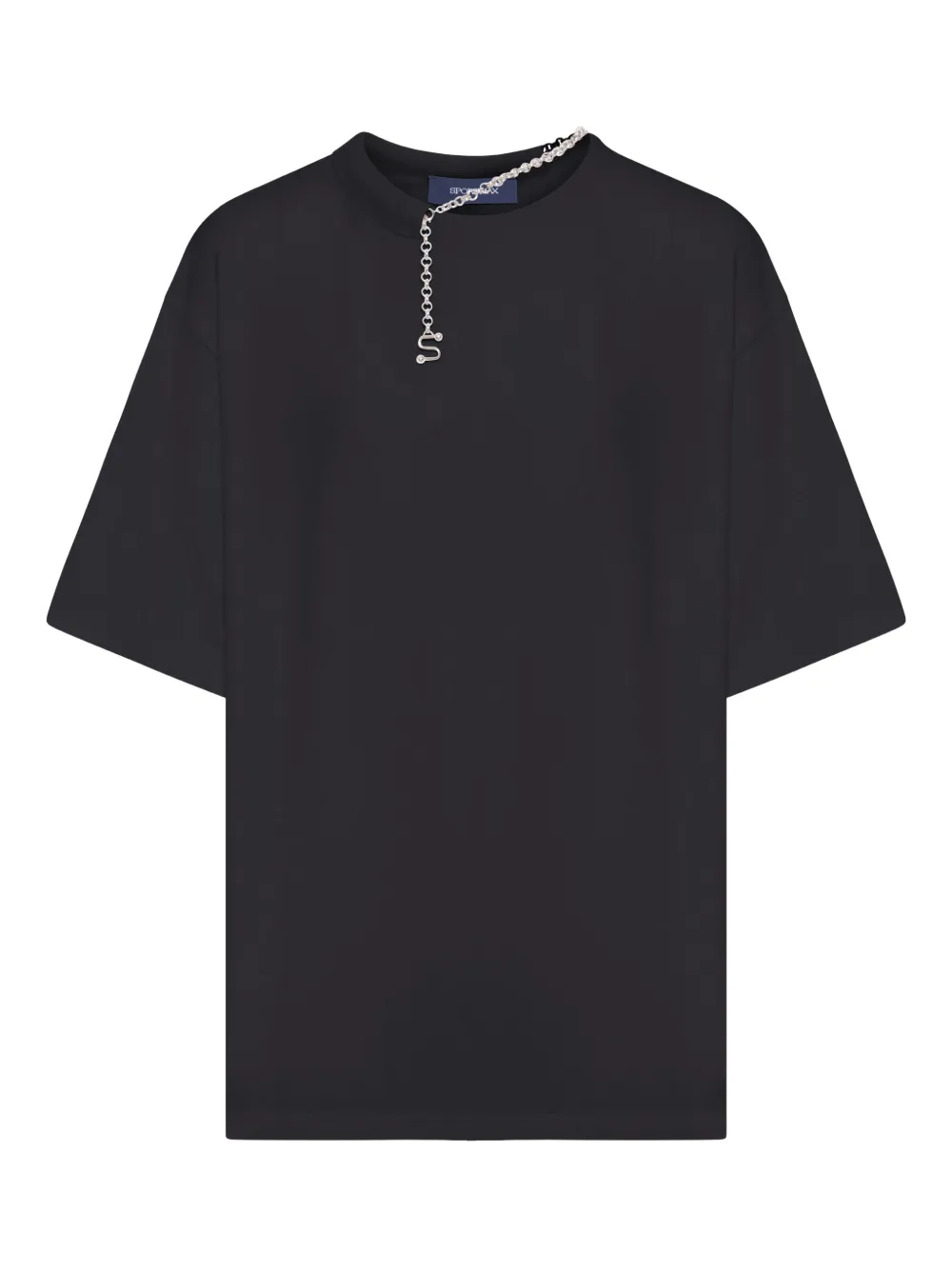 

Футболка с цепочкой Sportmax, черный