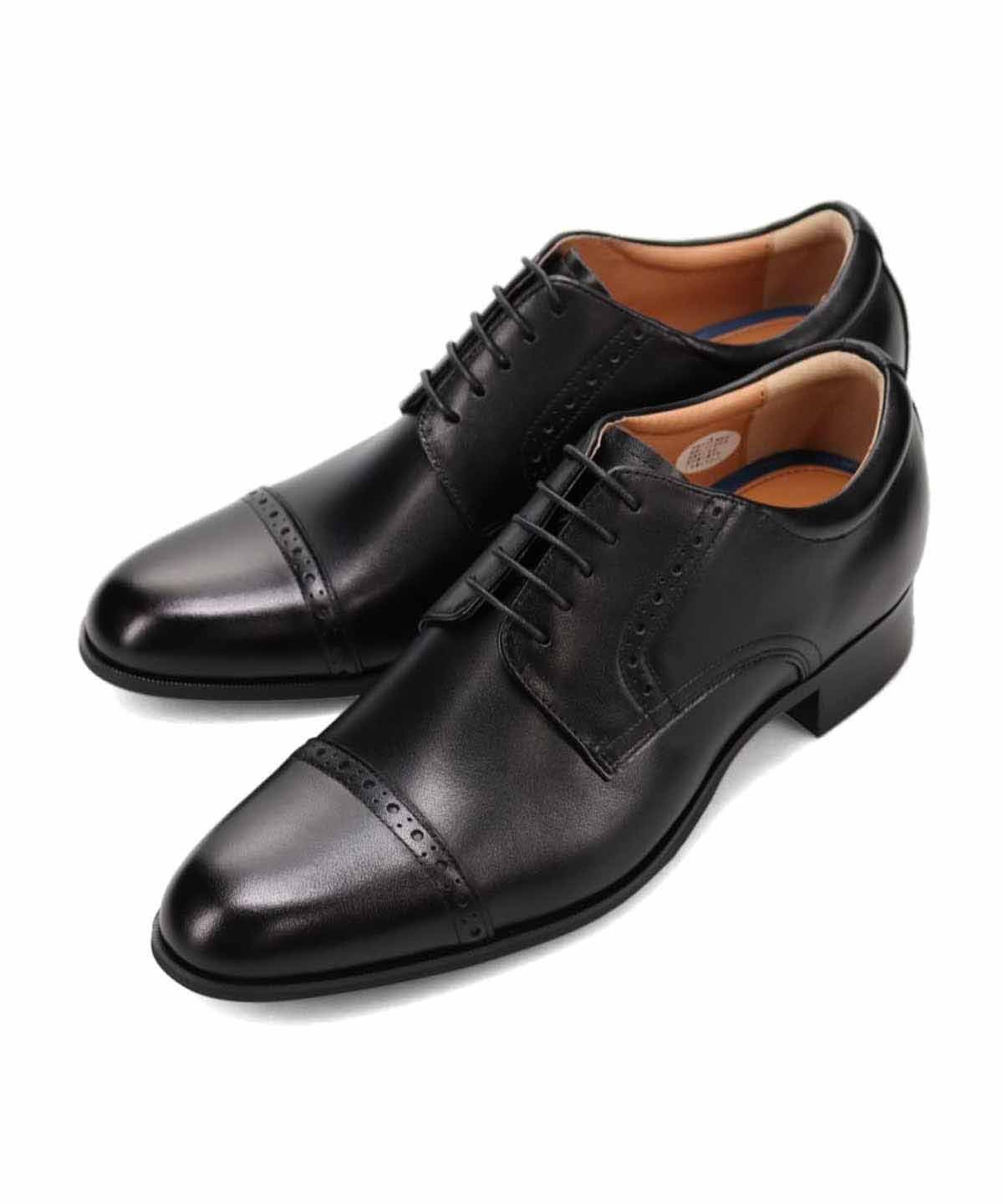 Классические туфли BEE с перфорацией и прямым носком (каблук 5 см) Bee Classic, black