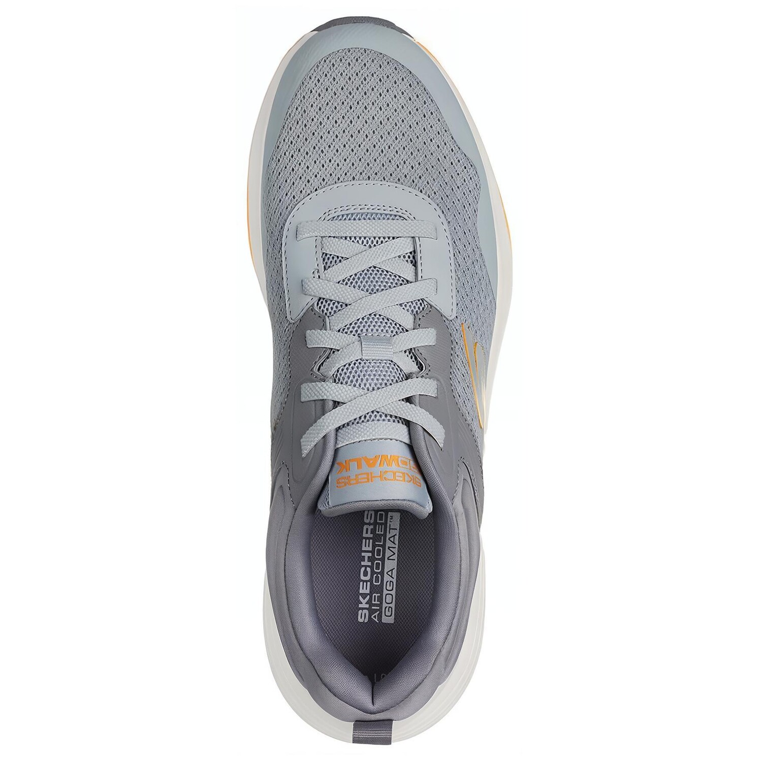Кроссовки мужские с низким верхом светло-серые Skechers — фото 4