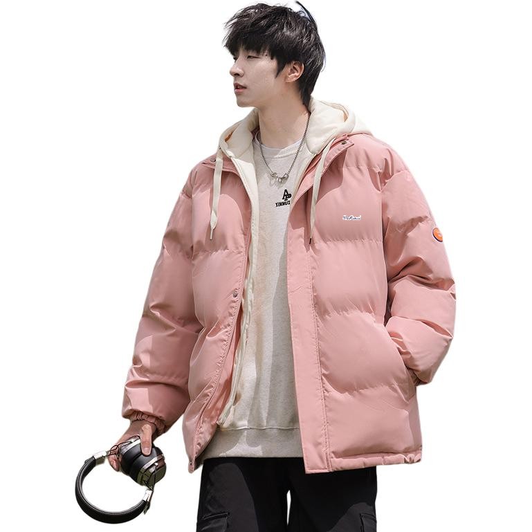 

Пуховик Unisex с капюшоном утепленный стеганый VanCamel, розовый