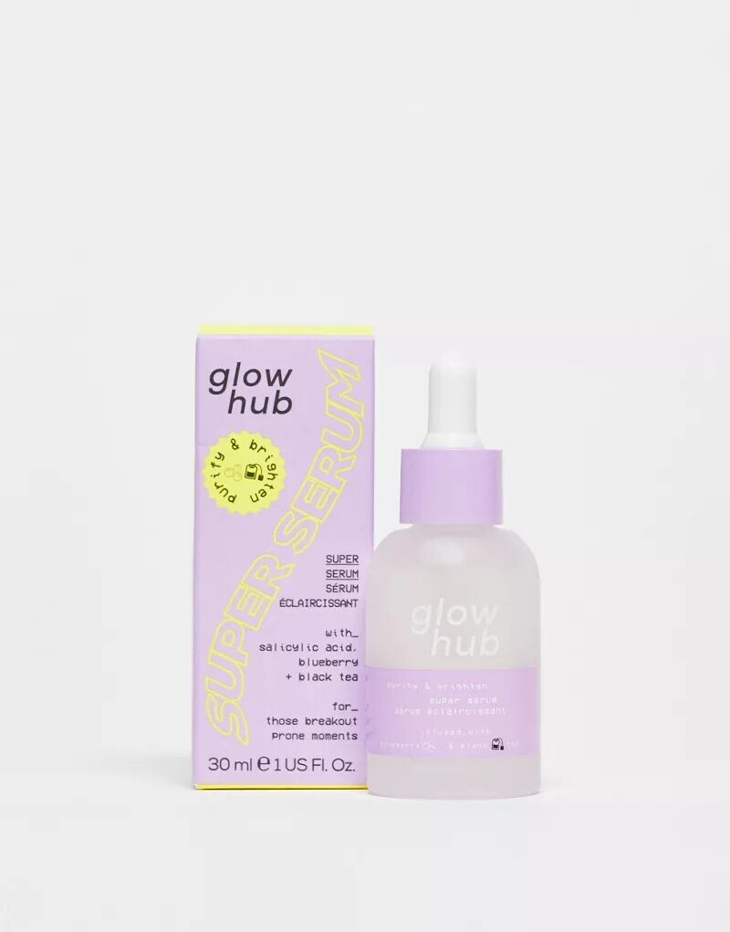 

Супер-сыворотка Glow Hub Purify & Brighten, Серый, Супер-сыворотка Glow Hub Purify & Brighten