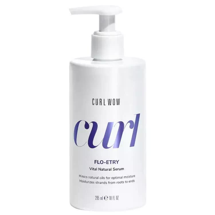 

Color WOW Curl Flo-Etry Vital Natural, Сыворотка для вьющихся волос, сильно увлажняющая, 295мл Inna Marka