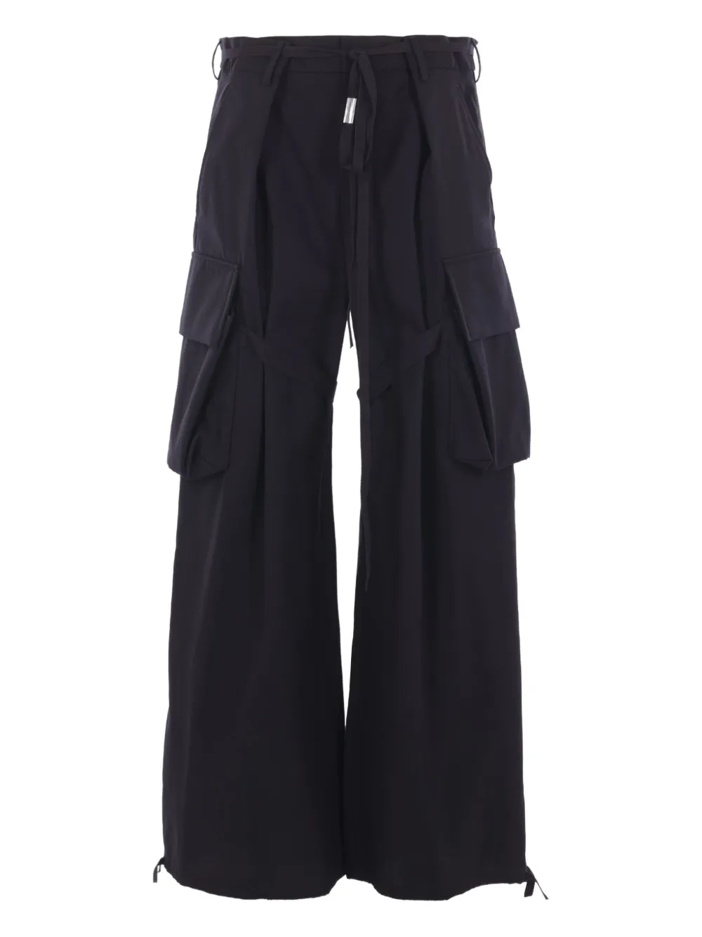

Брюки с карманами карго Ann Demeulemeester, черный