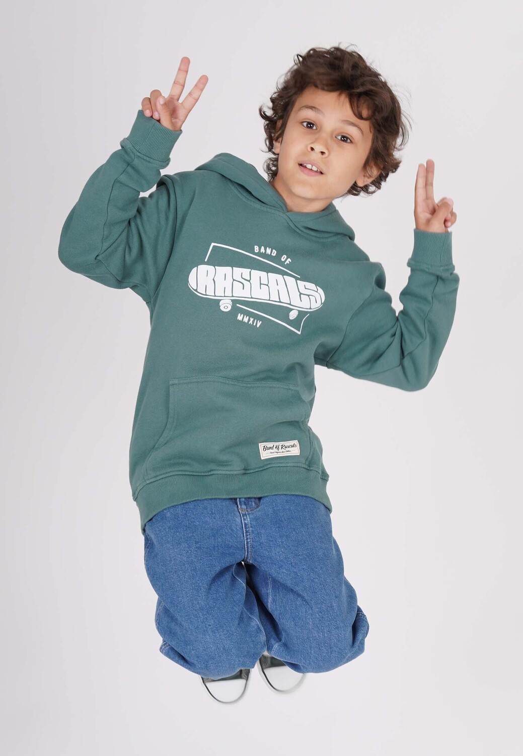 

Пуловер Band of Rascals Sweatwear Skateboard, цвет sage