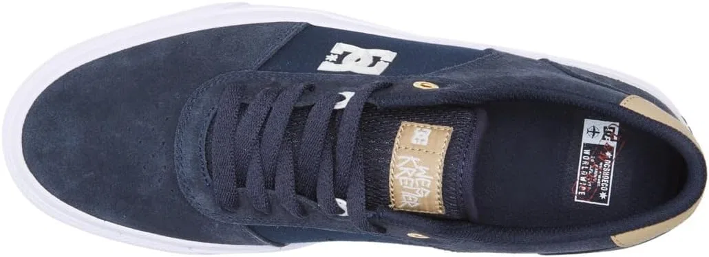 Мужские скейтбордистские кроссовки DC Shoes Teknic S Wes, Dc Navy White — фото 4