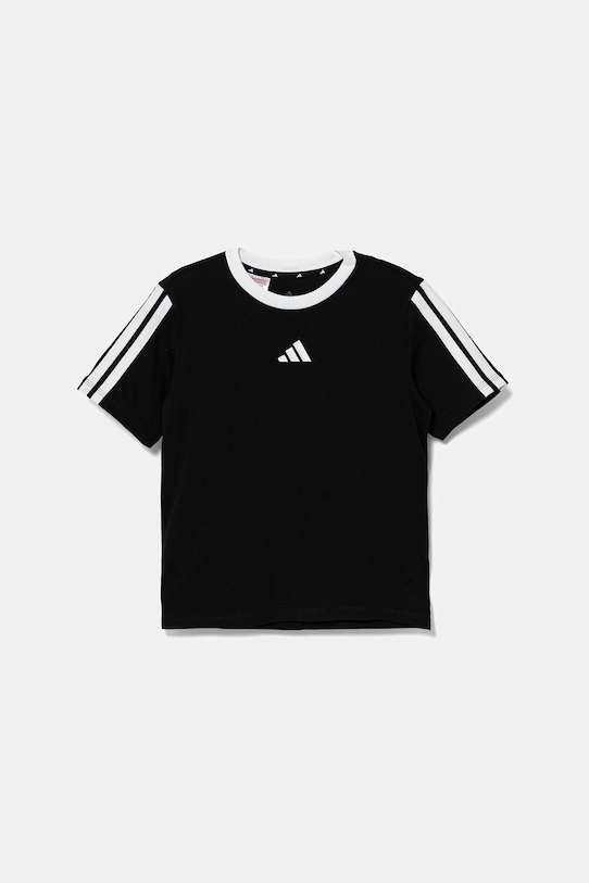

Детская хлопковая футболка Adidas, черный