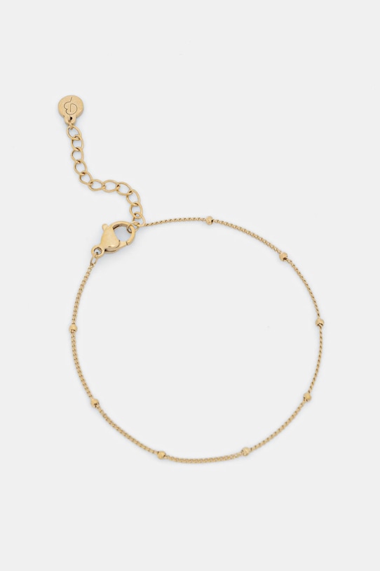 

Позолоченный браслет-цепочка с бусинами Edblad, золотой