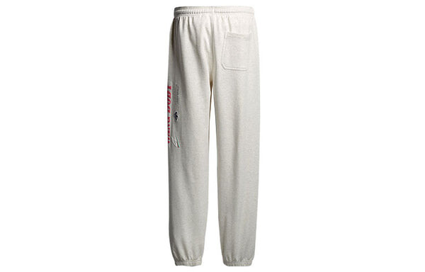 Спортивные штаны adidas originals x alexander wang Crossover Logo Printing Casual Sports Long Pants Couple Style White, белый — фото 2