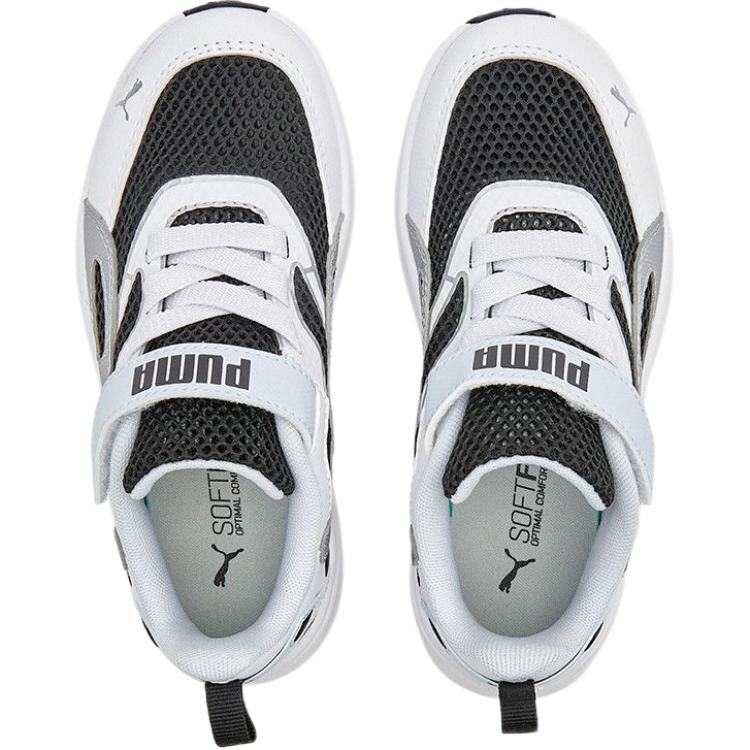 Кроссовки Pounce Lite Low Top для детей PUMA, белый/черный — фото 3