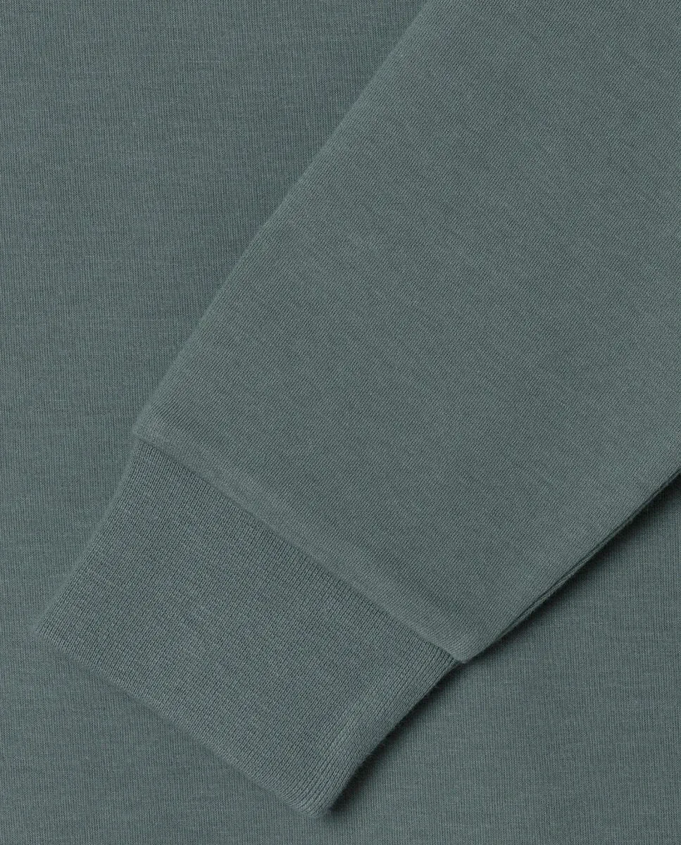 Детский свитшот с круглым воротником Hackett Sport Essential, хаки — фото 4