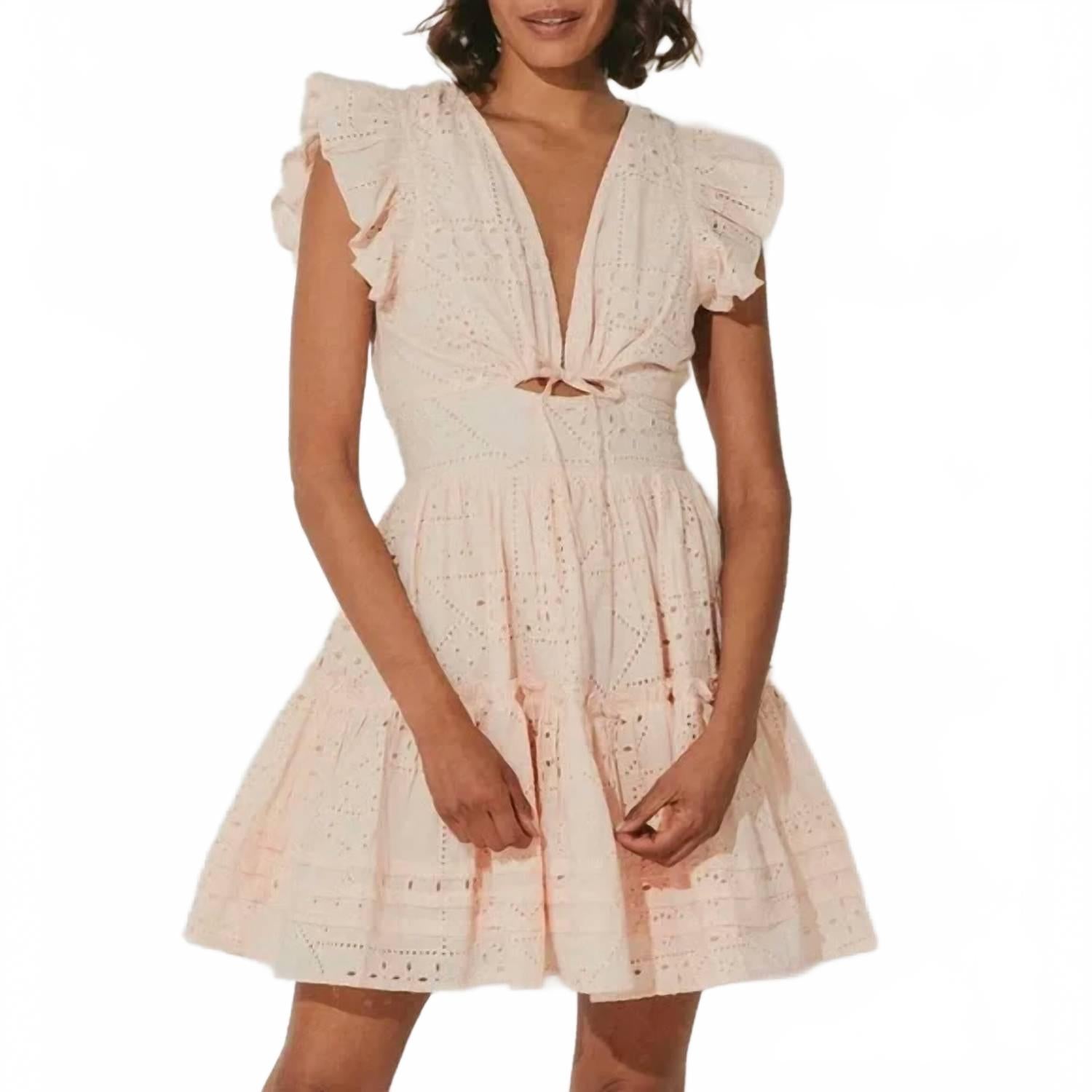 

Мини-платье Elle в цвете shell Cleobella, Shell