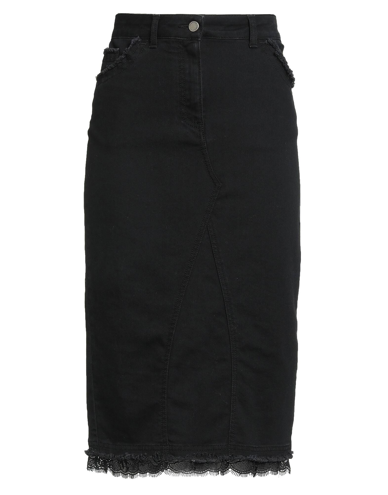 

Джинсовые юбки Alberta Ferretti, черный