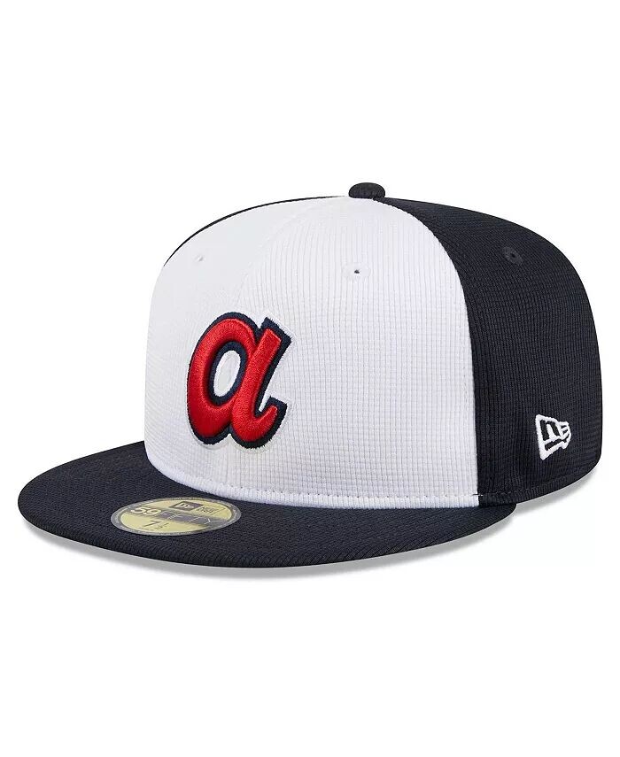 

Мужская белая кепка Atlanta Braves 2024 Batting Practice 59FIFTY New Era, белый