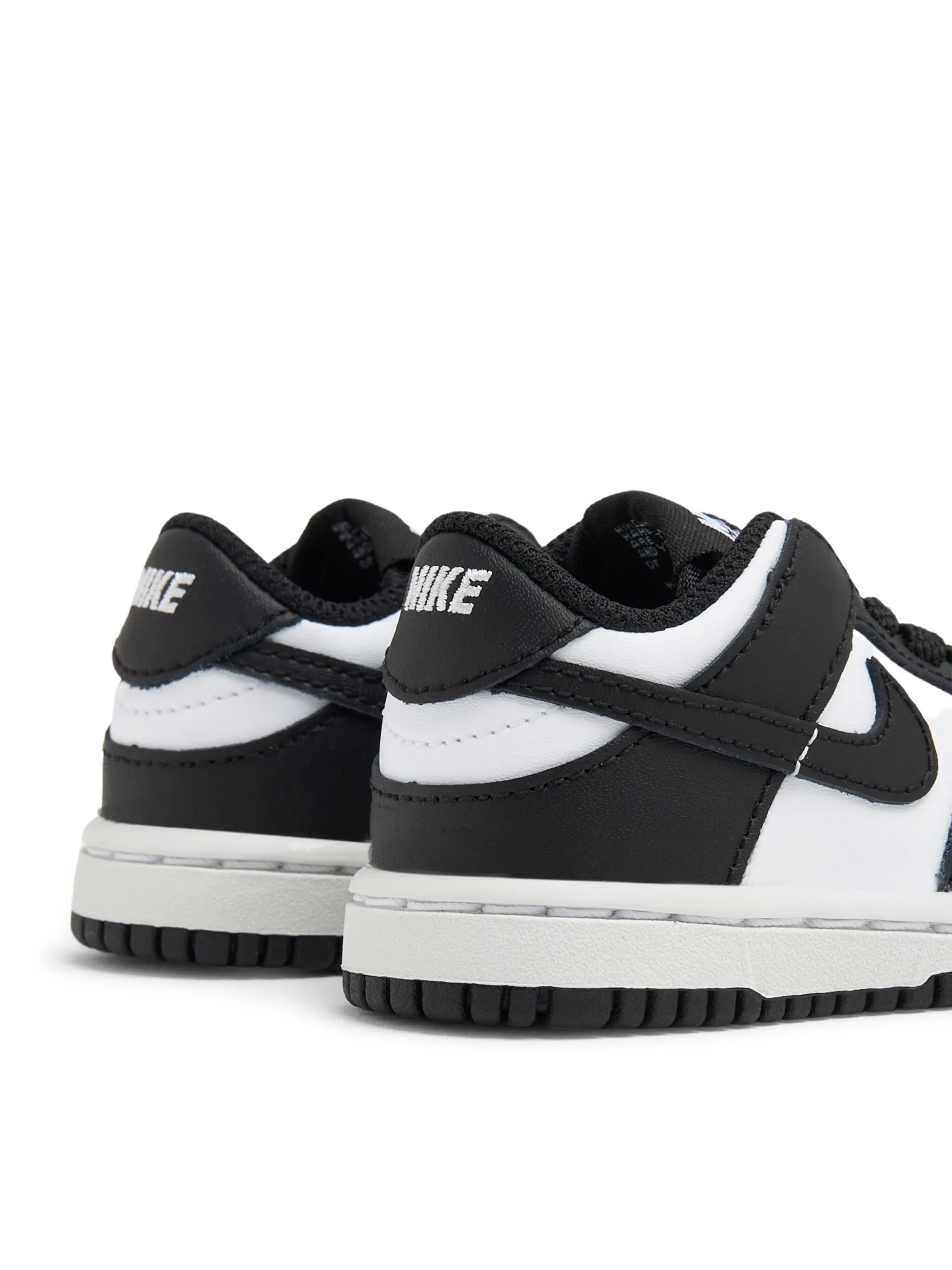 Кроссовки Dunk Low Panda на шнуровке Nike Kids, белый — фото 4