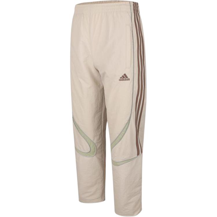 Детские вязаные спортивные штаны Adidas, хаки — фото 4
