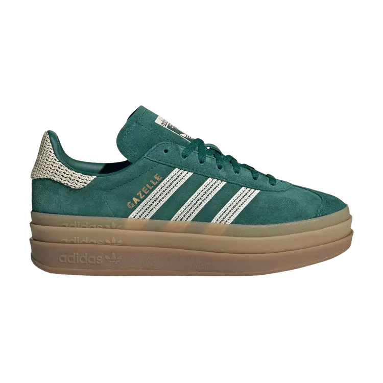 

Кроссовки adidas Wmns Gazelle Bold Collegiate Green Crochet, зеленый