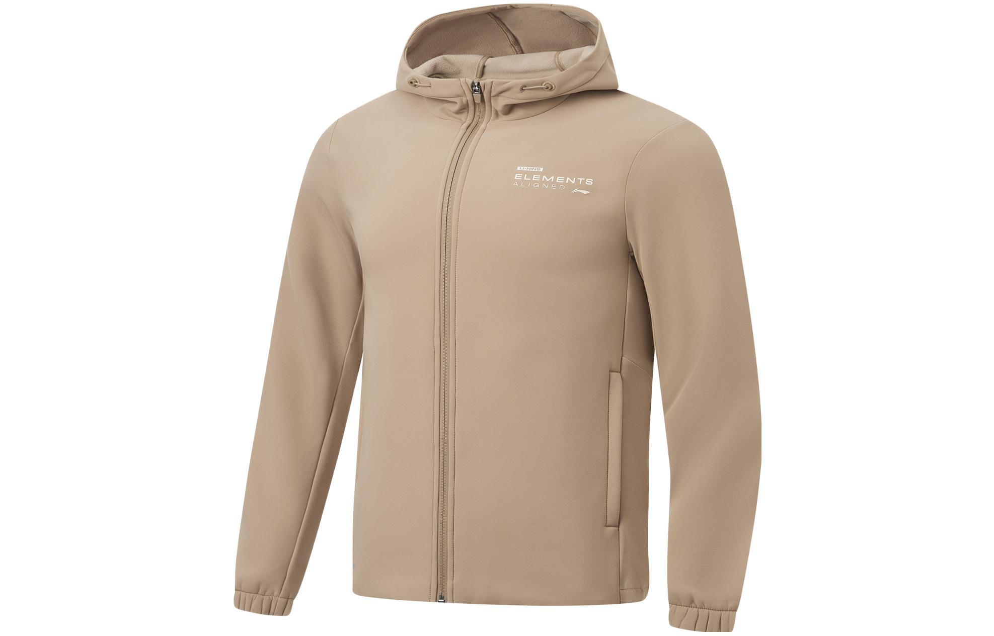 

Мужская куртка серии LiNing Fitness, светло-каштанового цвета, Light Chestnut Brown