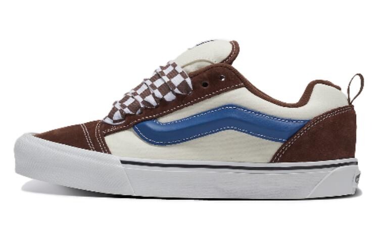 Обувь для скейтбординга Vans Knu Skool унисекс, Brown/White