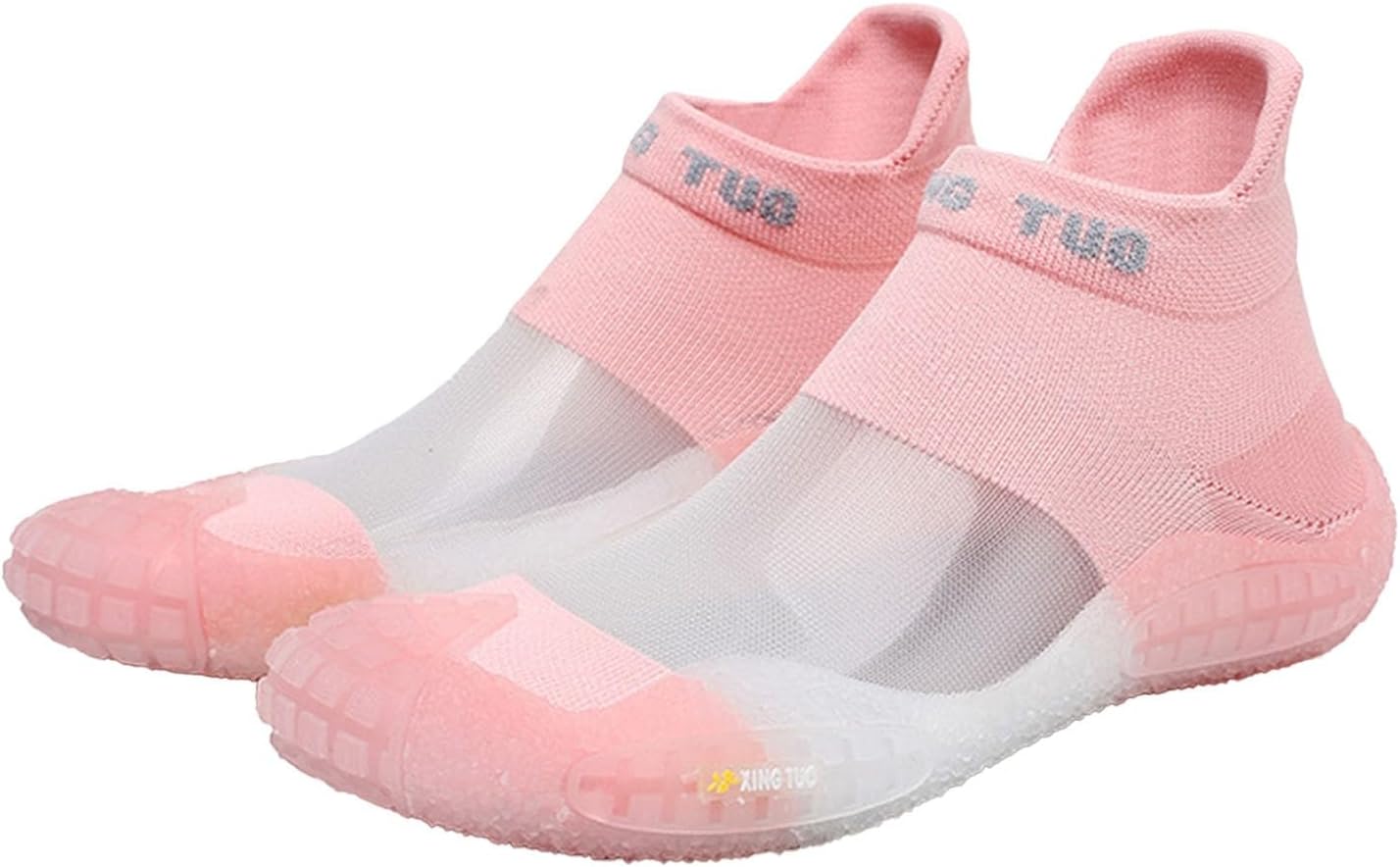 

Водные туфли для мужчин и женщин, пляжные и для плавания, дышащие, легкие, средней высоты, кроссовки для ходьбы, быстросохнущие акваноски для серфинга, бассейна и йоги Generic, красный