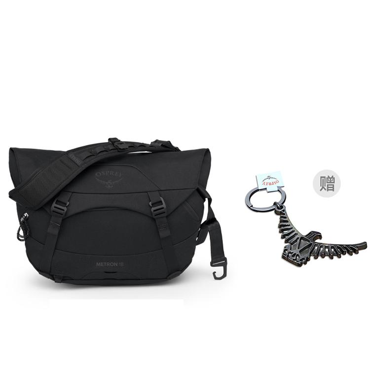 

OSPREY 18-литровый мессенджер через плечо унисекс из переработанного нейлона черный, Combo Set