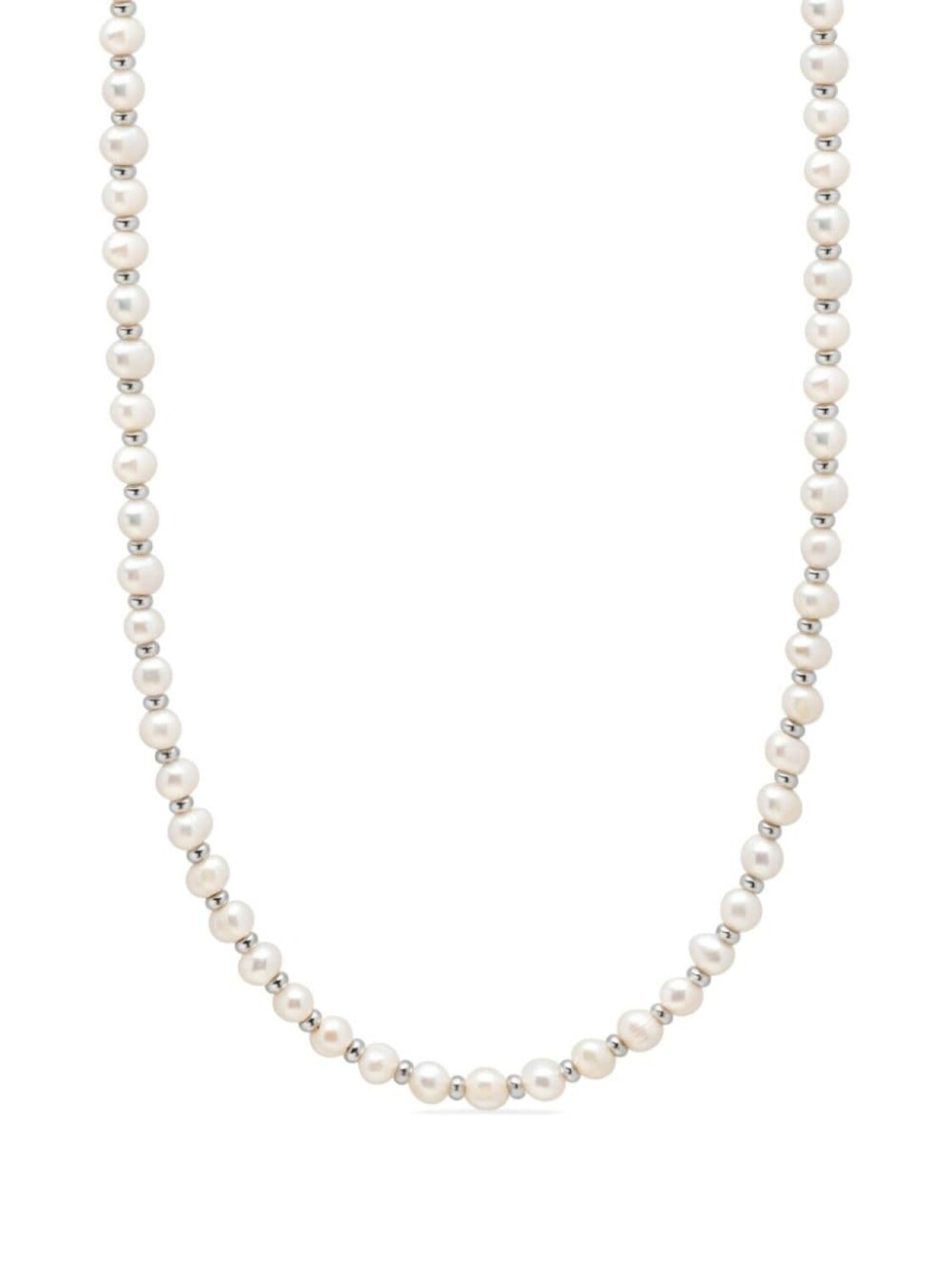 

Жемчужное колье с логотипом Nialaya Jewelry, нейтральный цвет