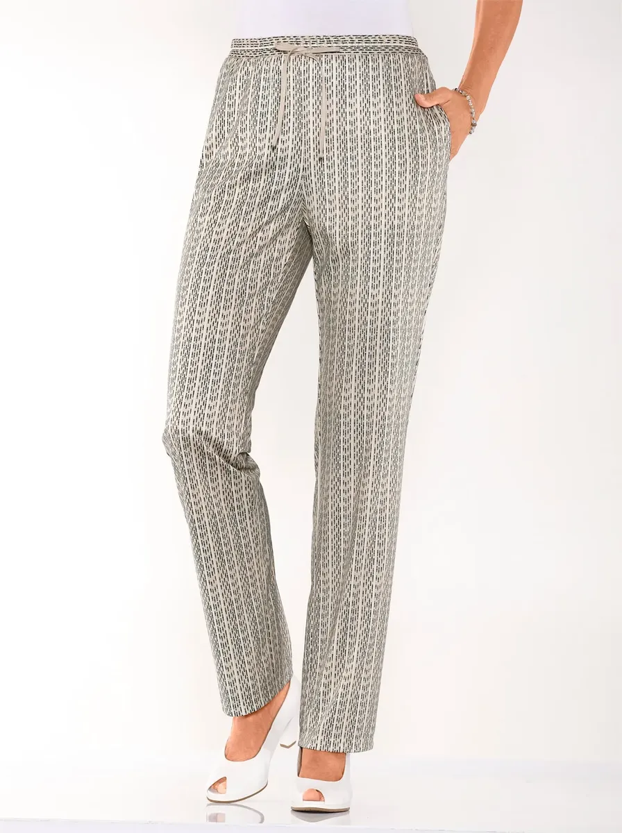 

Трикотажные брюки Classic Basics, цвет Sand-Gestreift