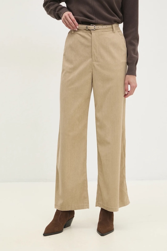 

Брюки из вельвета Answear.Lab, бежевый