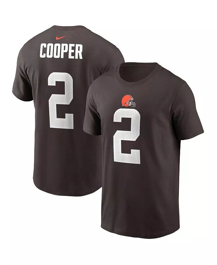 

Футболка мужская Amari Cooper Brown Cleveland Browns с именем и номером игрока Nike