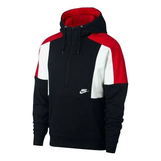 

Толстовка Nike Casual Sports Splicing Contrasting Colors Jacket Black, черный