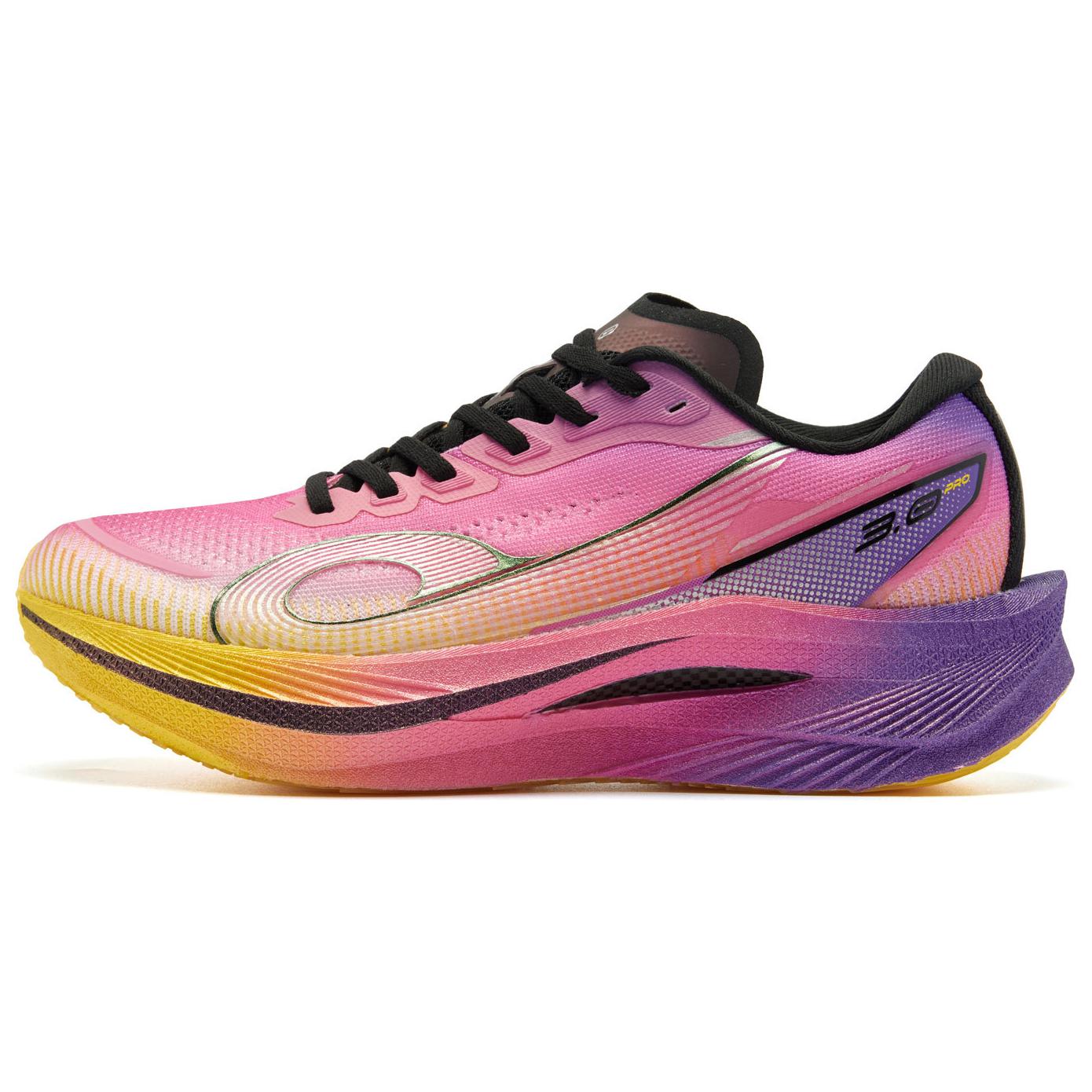 

QIAODAN Кроссовки мужские Strong Wind 3.0 PRO с низким верхом, цвет: обжигающе-розовый/зачарованный фиолетовый