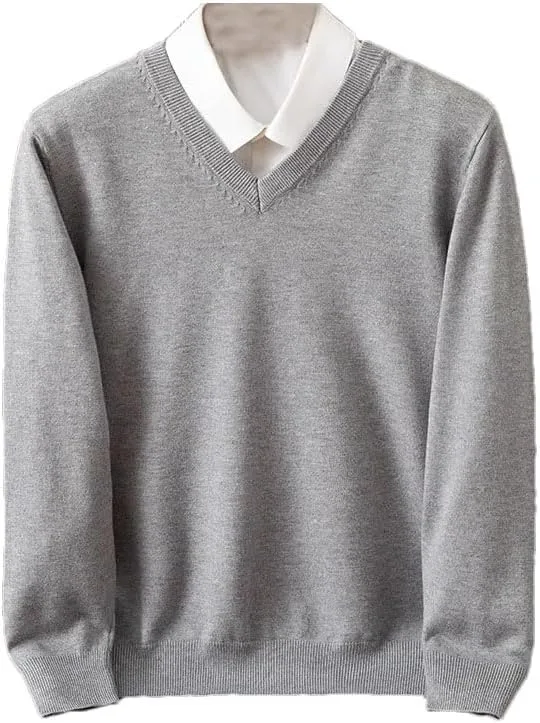 

Мужской свитер Slim Fit с V-образным вырезом