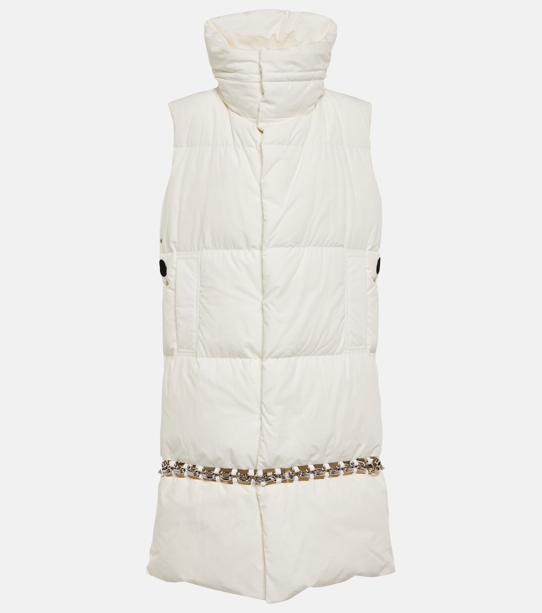 

6 moncler 1017 alyx 9см жилет из хлопка на запястье Moncler Genius, белый