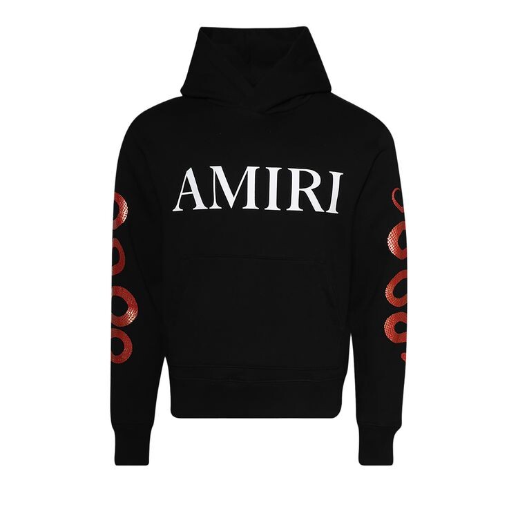 

Худи Amiri Snake Hoodie Black, черный