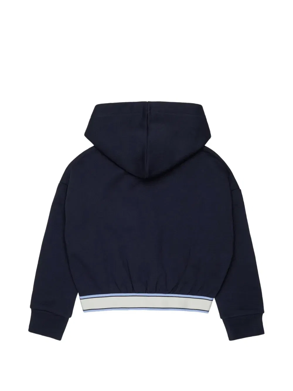 Толстовка с капюшоном и лентой с логотипом Marni Kids, синий — фото 2