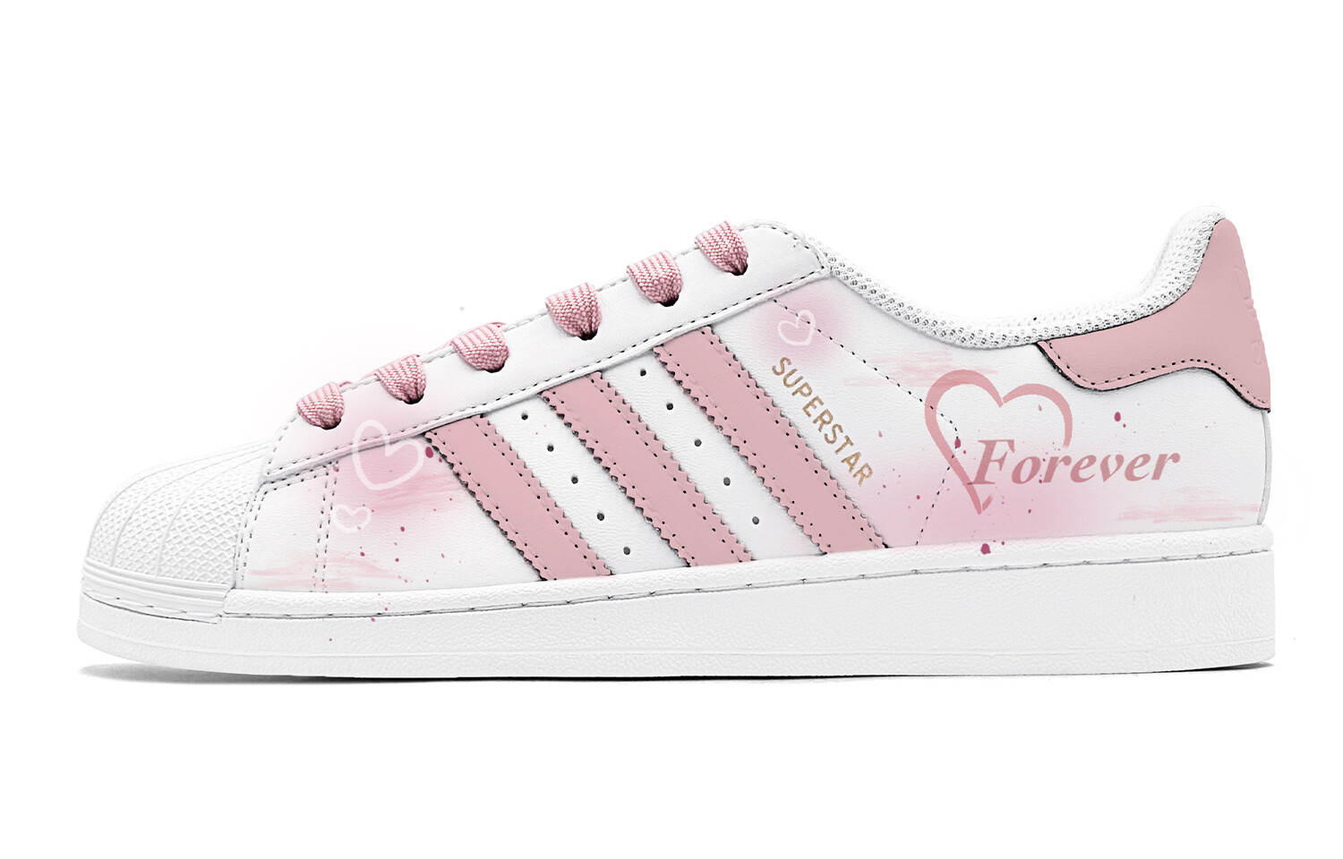 

Кроссовки adidas originals Superstar Skateboarding Shoes Unisex Low-top Pink, розовый