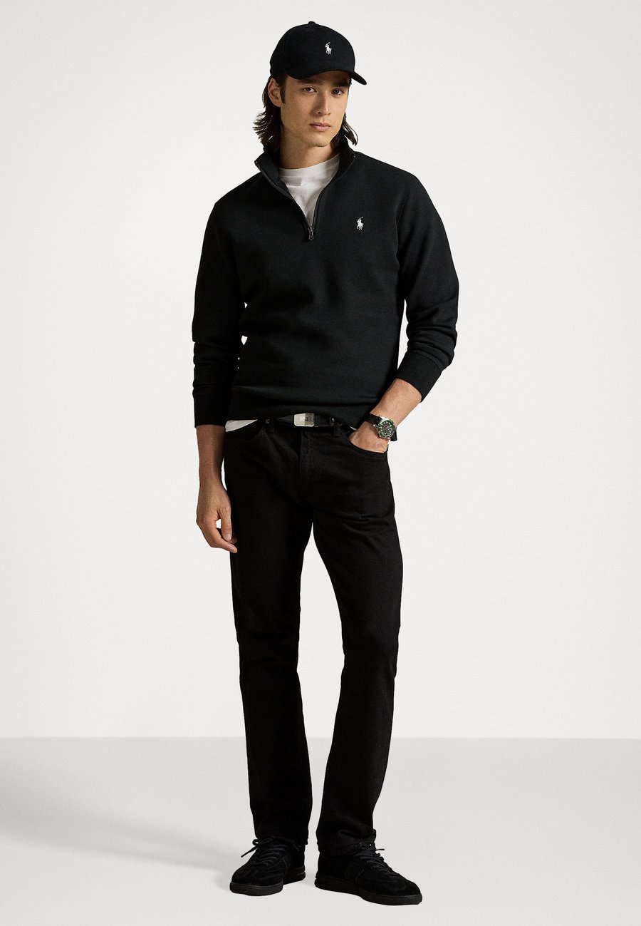Толстовка Polo Ralph Lauren DOUBLE-KNIT QUARTER-ZIP PULLOVER, Polo Black/C1730/Black — фото 2