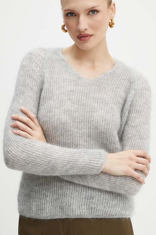

Шерстяной свитер Max Mara Leisure, серый