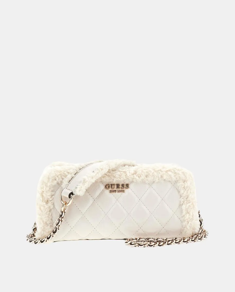 

Сумка через плечо на молнии Guess, белый