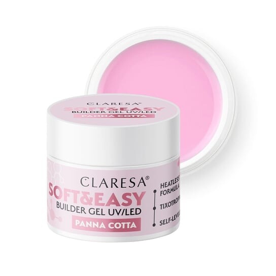 

Гель для наращивания ногтей, 12 г Claresa, Soft&Easy Builder Panna Cotta