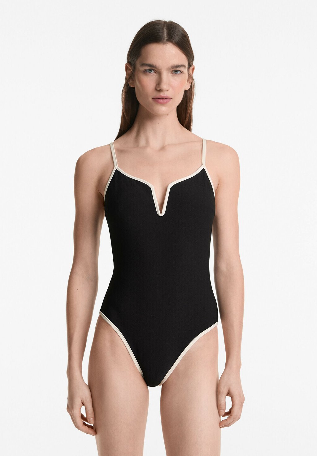 

Купальник CONTRAST TRIM OYSHO, черный