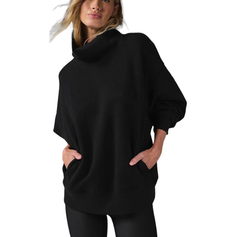 

Худи с высокой горкой для женщин Alo Yoga, черный