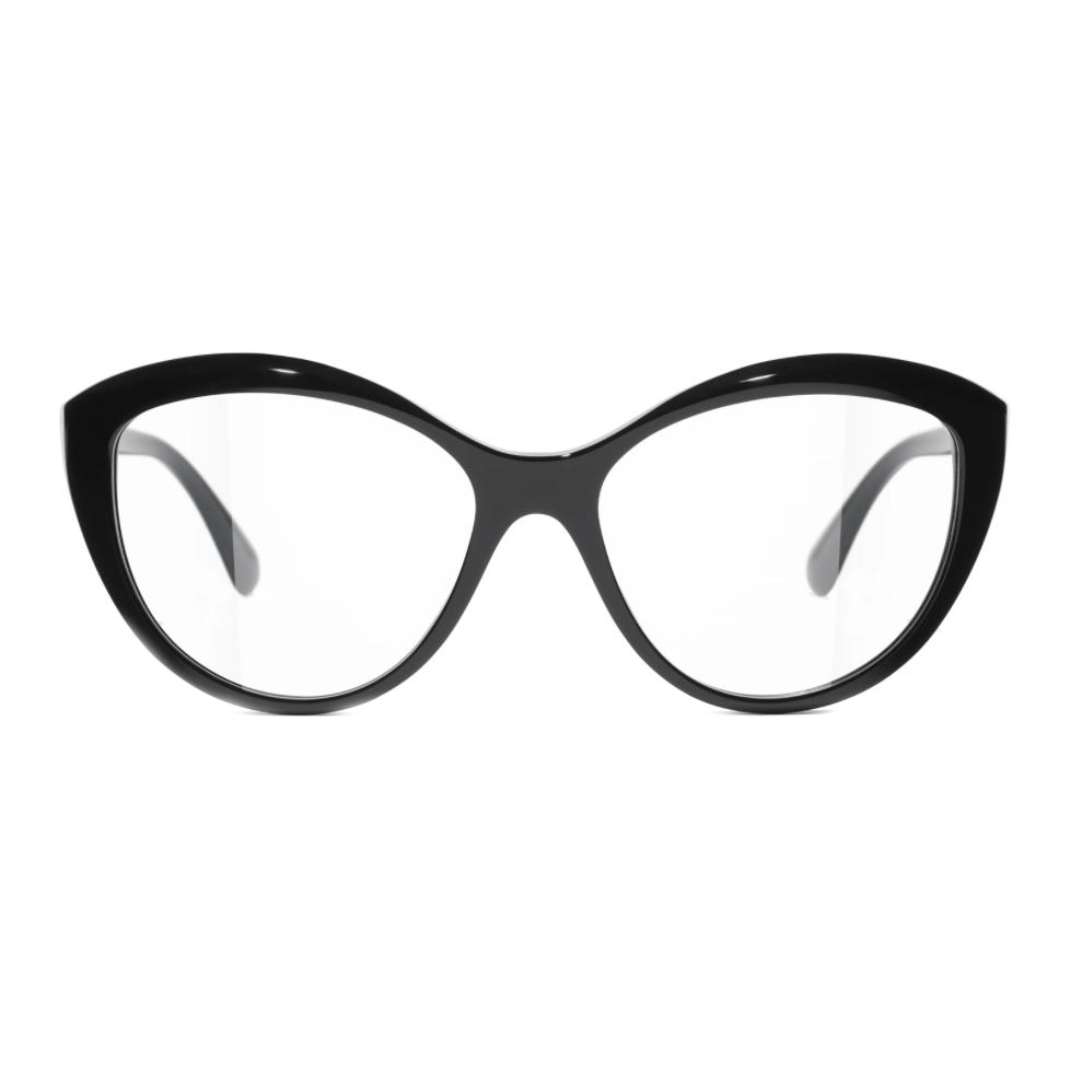 

CHANEL Кошачий глаз очки, Black