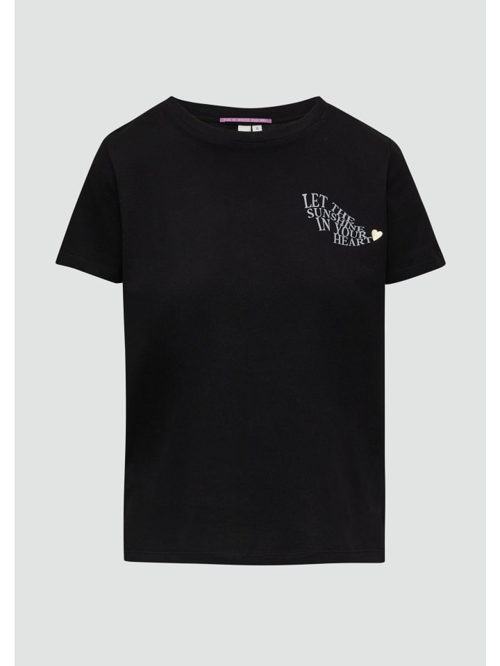 

Футболка в цвете 99D0_black QS, Черный, Футболка в цвете 99D0_black QS