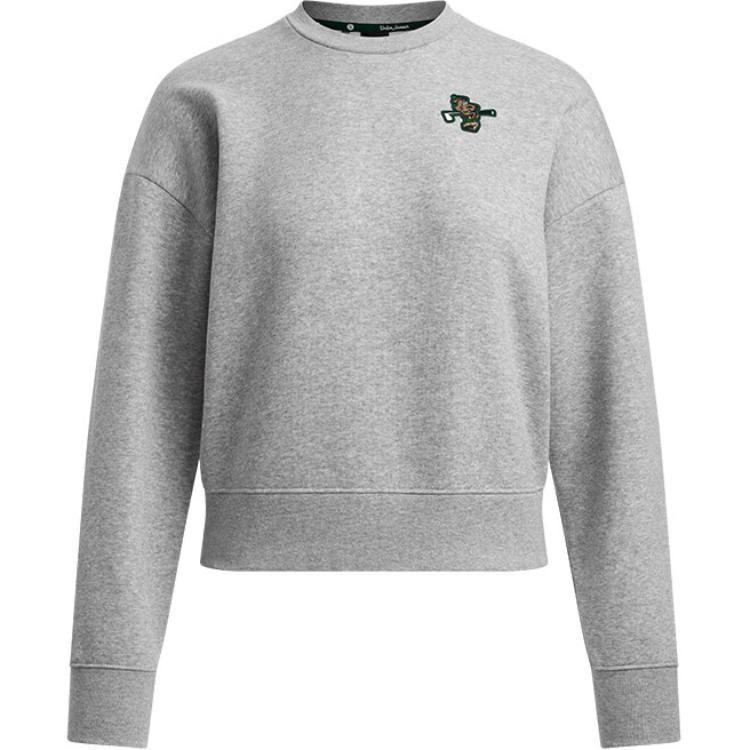 

Свитшот Icon для женщин современный серый Under Armour