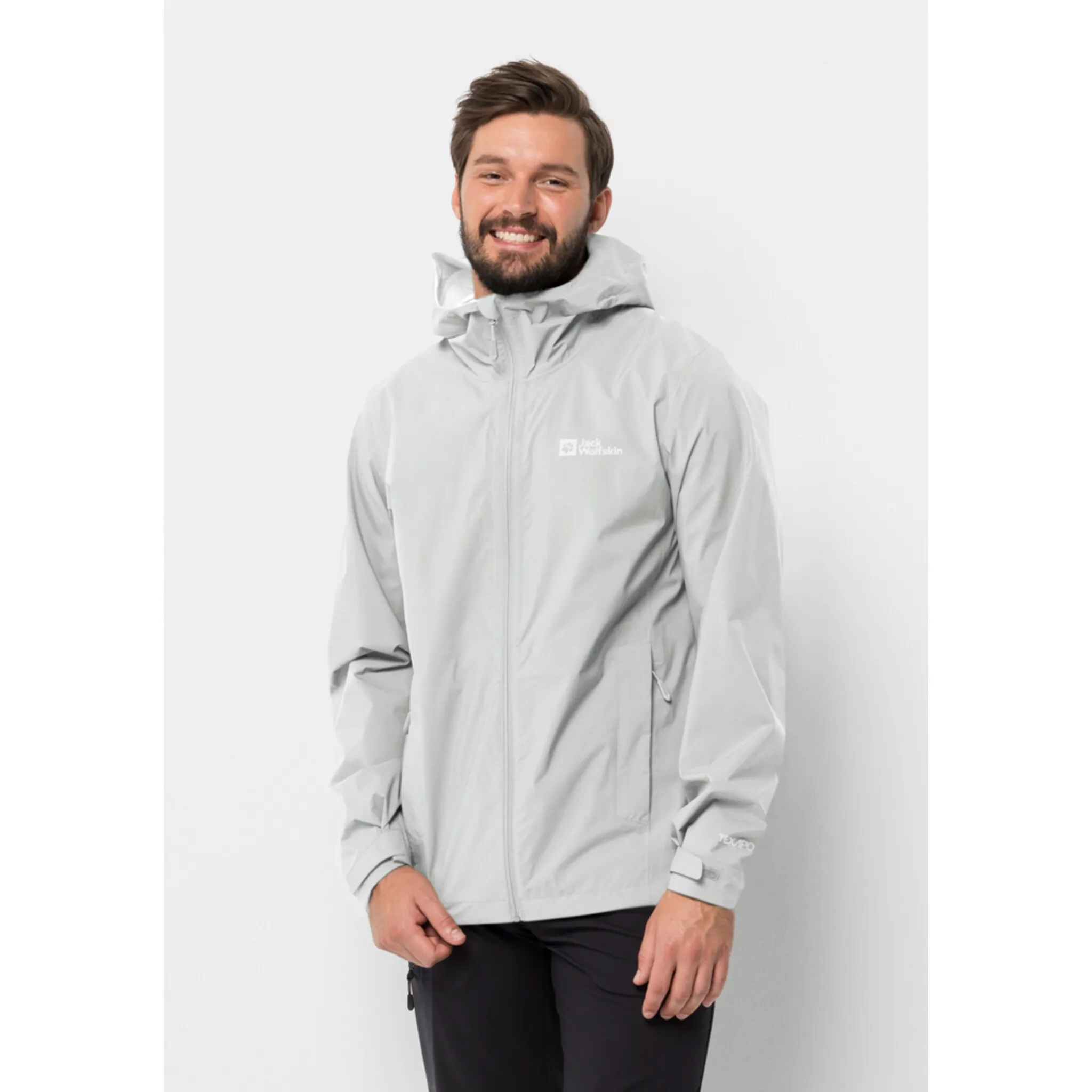 

Функциональная куртка Jack Wolfskin "ELSBERG 2.5L JKT M", с капюшоном, серый