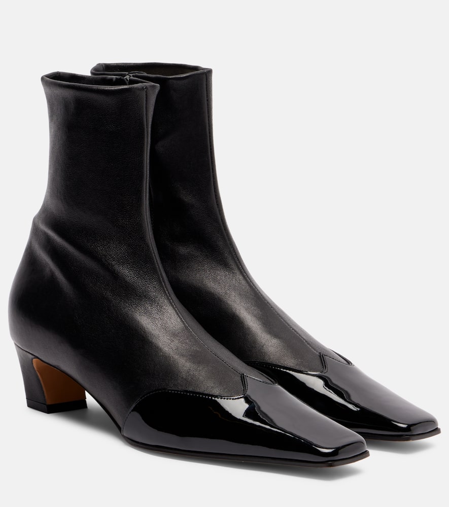 Ботинки Nevada 85 кожаные Khaite, Black