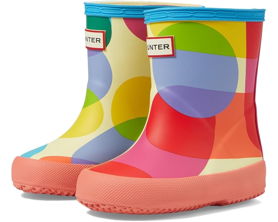 

Ботинки Hunter Kids Original First Classic Rainbow Bubbles Boot, цвет Rainbow