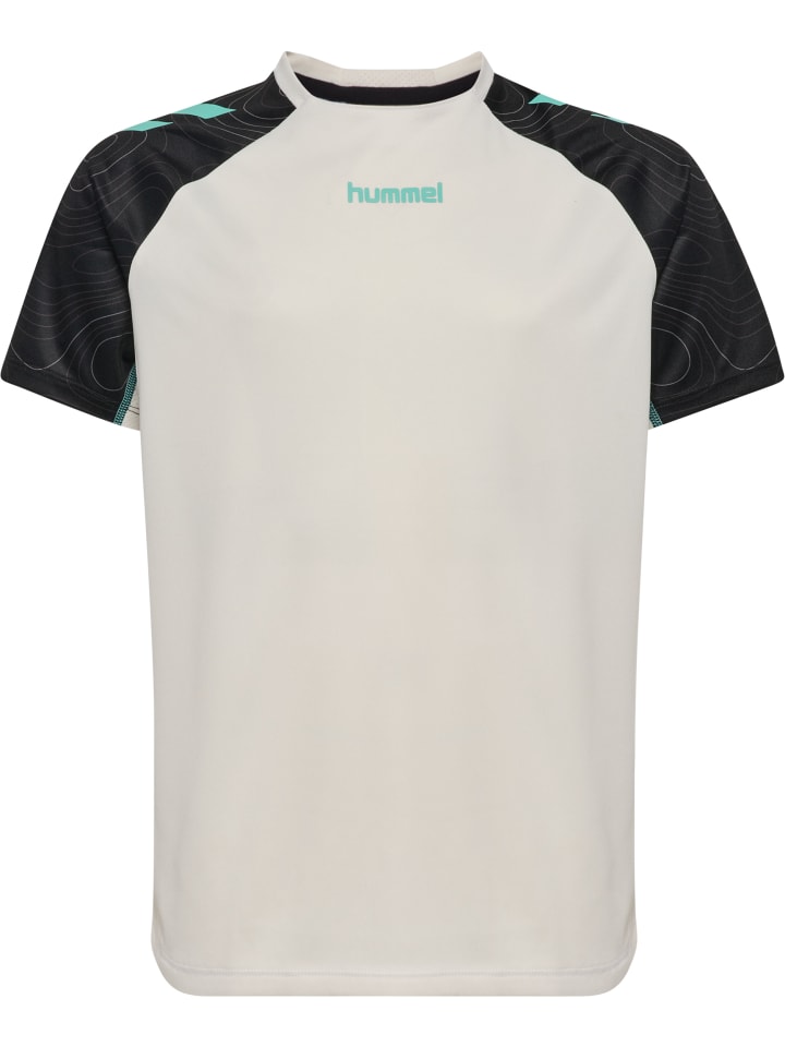 

Hummel Детская футболка Hmlblaze в цвете VAPOROUS GRAY/POOL BLUE