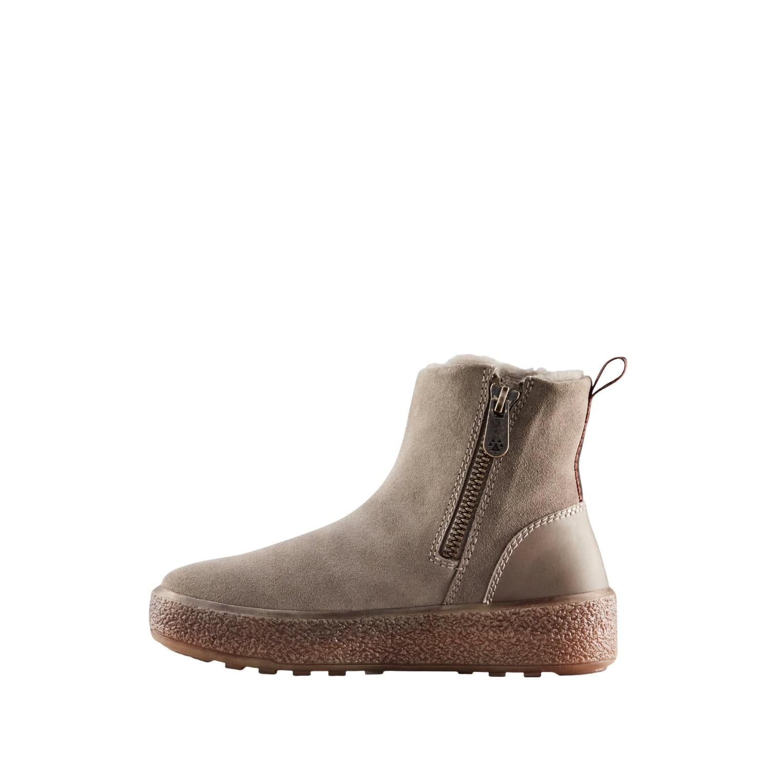 Женские зимние ботинки Broom из замши цвета Stone COUGAR, цвет stone suede — фото 2